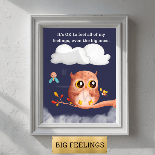 Positive Affirmation Wall Art for Kids
