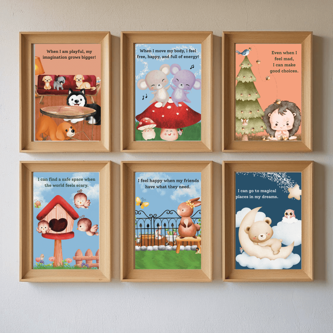 Positive Affirmation Wall Art for Kids