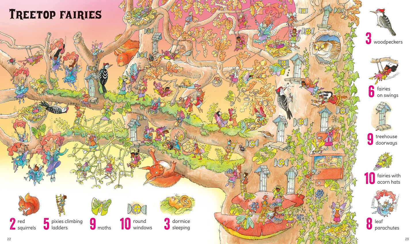 1001 Things To Spot In Fairyland: Usborne