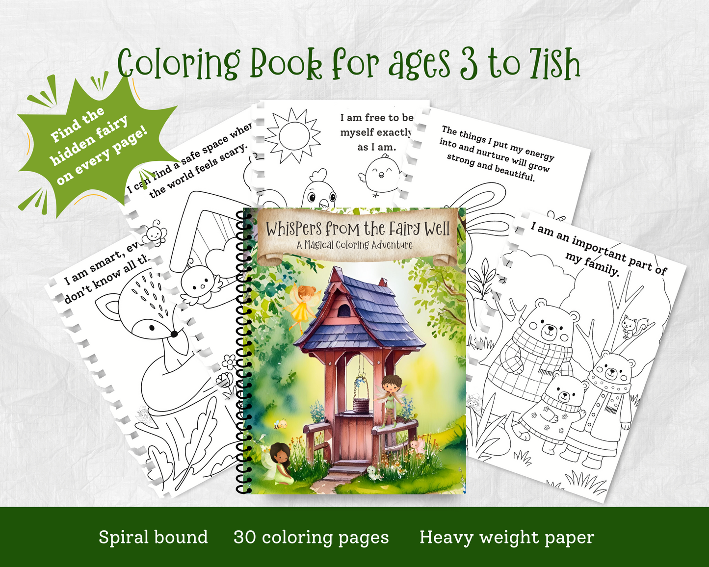 Whispers from the Fairy Well Coloring Book