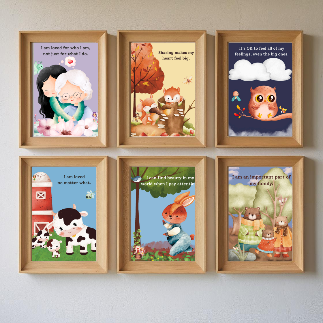 Magical Affirmation Prints for Kids (Ages 0–7)