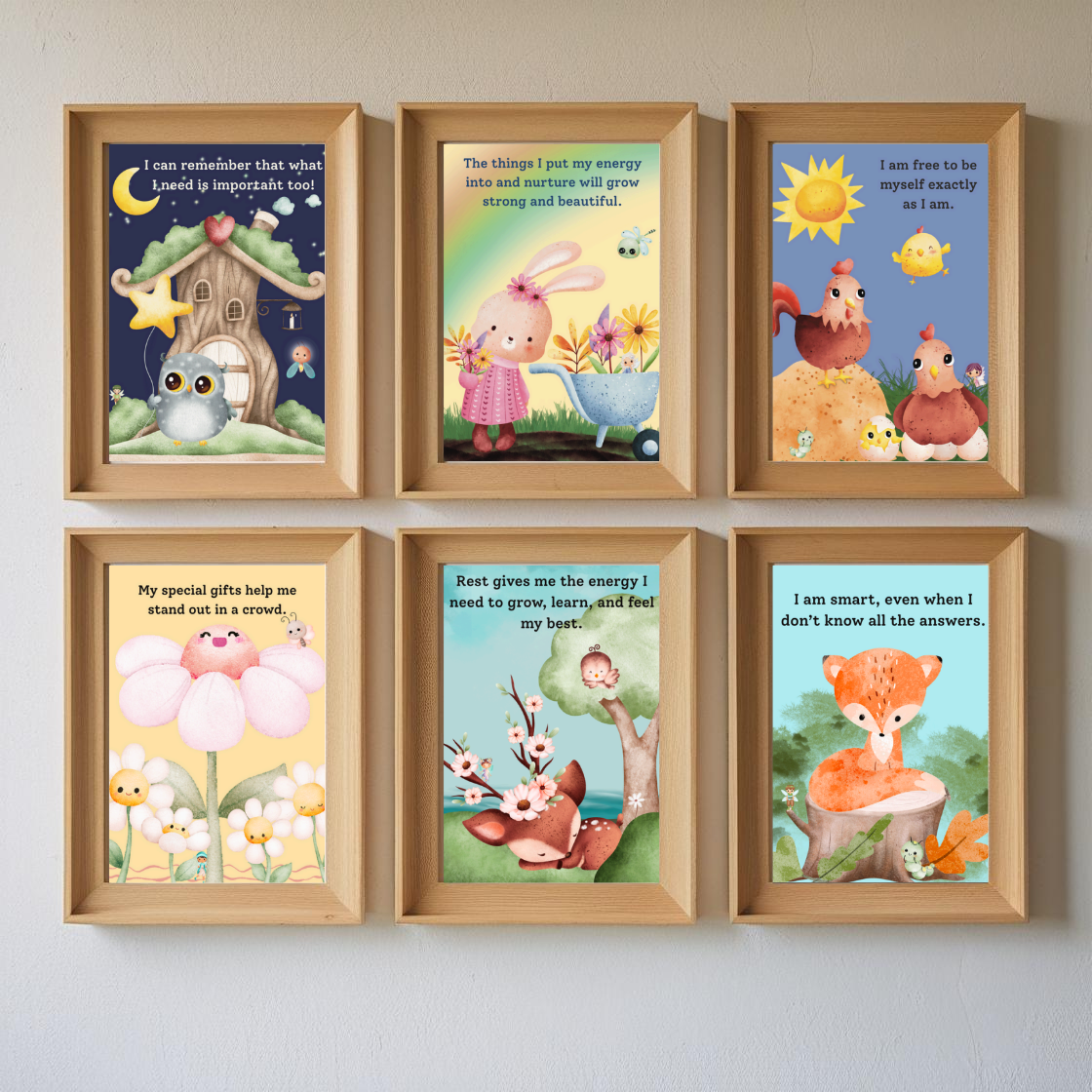 Magical Affirmation Prints for Kids (Ages 0–7)
