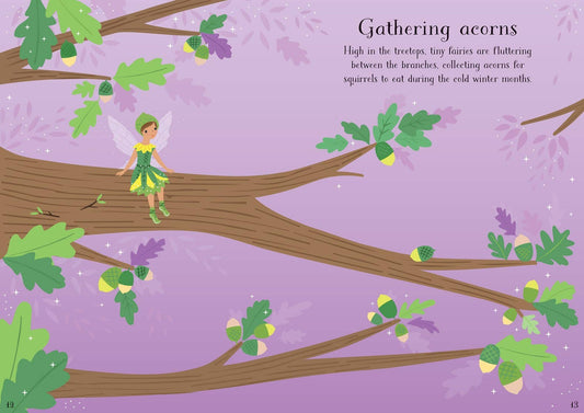 Little Sticker Dolly Dressing Woodland Fairies : Usborne